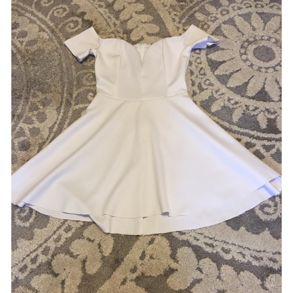 Charlotte Russe Dresses & Skirts - White off the shoulder dress